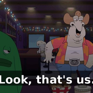 Look, that's us.