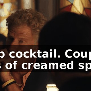 Shrimp cocktail. Couple orders of creamed spinach.