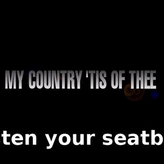 Fasten your seatbelt.