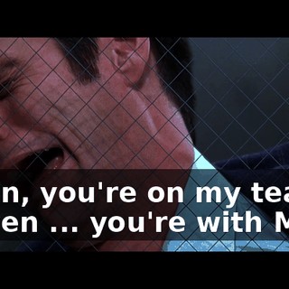 Robin, you're on my team. Steven ... you're with Mom.