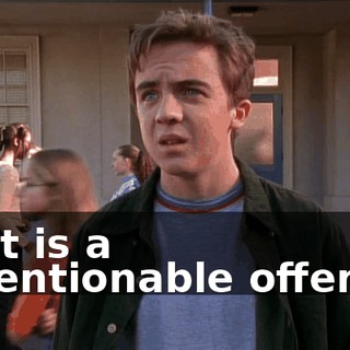 That is a detentionable offense!