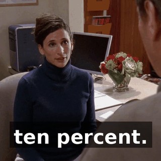 ten percent.