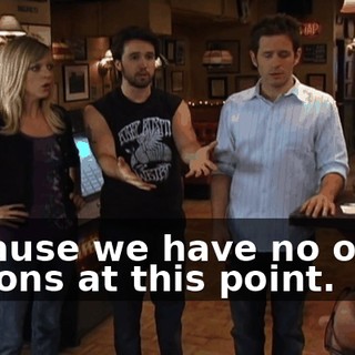 because we have no other options at this point.