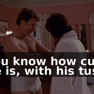 You know how cute he is, with his tush