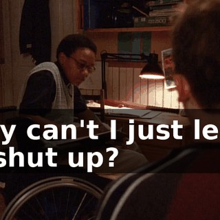 Why can't I just learn to shut up?