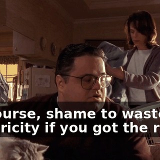 Of course, shame to waste electricity if you got the room.