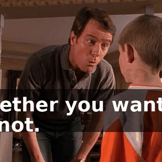 whether you want to or not.