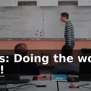 Kids: Doing the work! Yes!