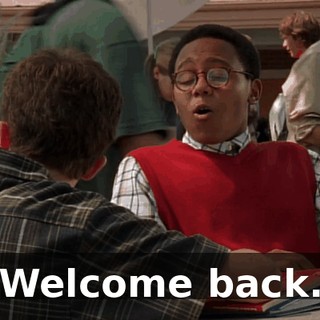 Welcome back.