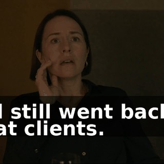 and still went back to treat clients.