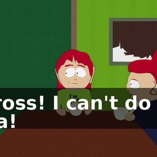 Gross! I can't do it, Ma!
