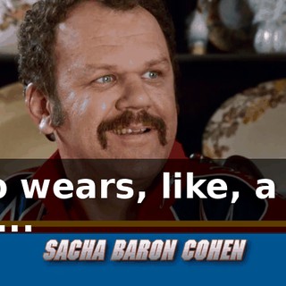 ...who wears, like, a white outfit...