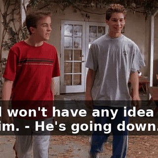 - Dad won't have any idea what hit him. - He's going down.