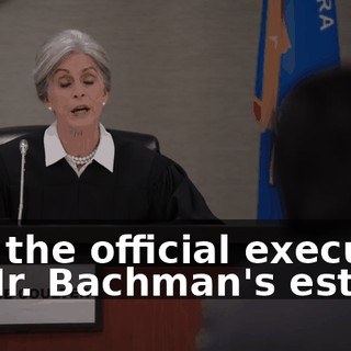 and the official executor of Mr. Bachman's estate.
