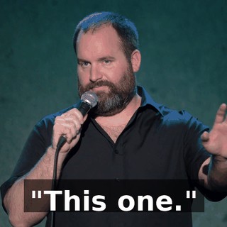 "This one."