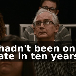 I hadn't been on a date in ten years.