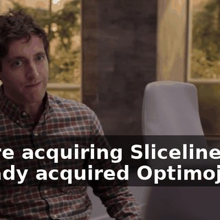 You're acquiring Sliceline who already acquired Optimoji?