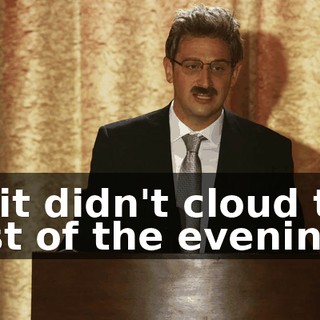 so it didn't cloud the rest of the evening.