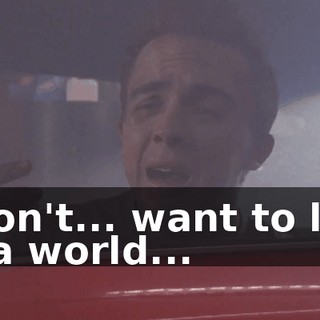 I don't... want to live in a world...