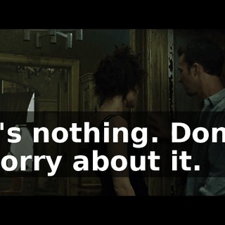 It's nothing. Don't worry about it.