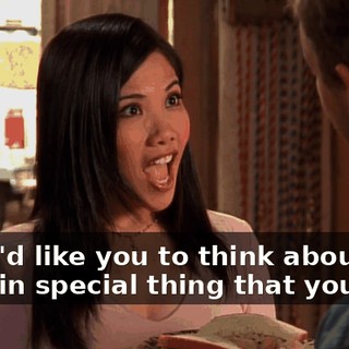 And I'd like you to think about a certain special thing that you love