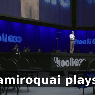 Jamiroquai plays.