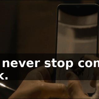 and never stop coming back.