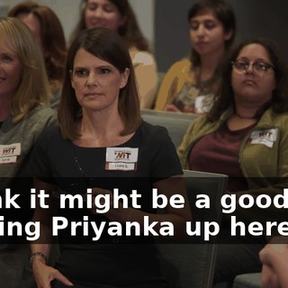 I think it might be a good idea to bring Priyanka up here.