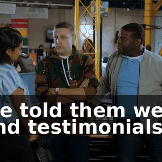 We told them we'd find testimonials