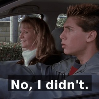 No, I didn't.