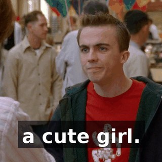 a cute girl.