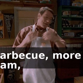 a barbecue, more ice cream,