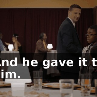 And he gave it to him.