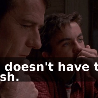 He doesn't have the flush.