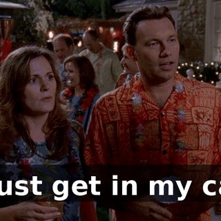 I just get in my car.