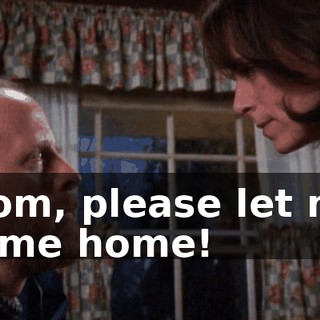 Mom, please let me come home!