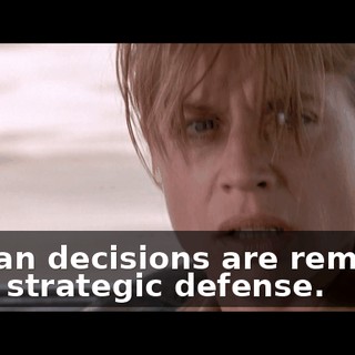 Human decisions are removed from strategic defense.