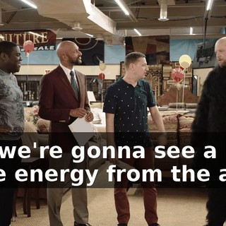 and we're gonna see a little more energy from the ape.