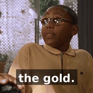 the gold.