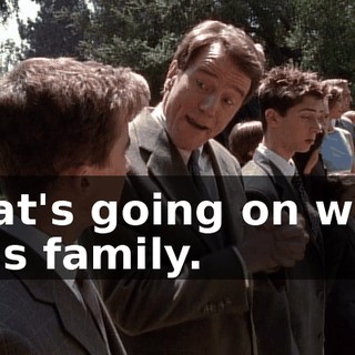 that's going on with this family.