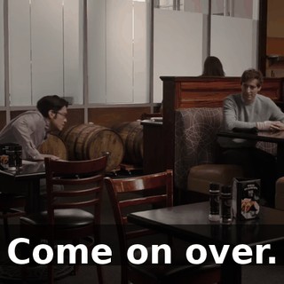 Come on over.