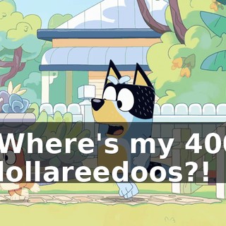 -Where's my 400 dollareedoos?!