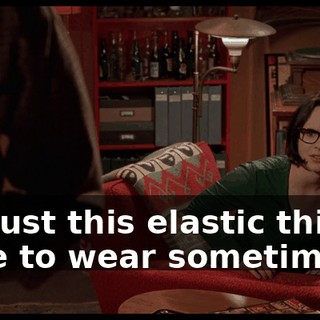 It's just this elastic thing I have to wear sometimes...