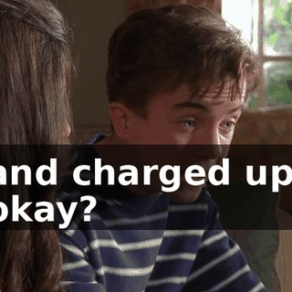 and charged up, okay?