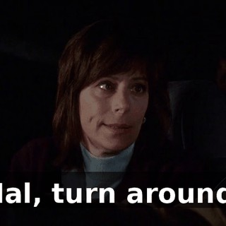 Hal, turn around.