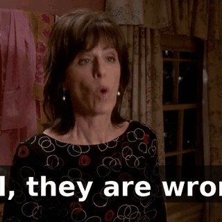 Hal, they are wrong.