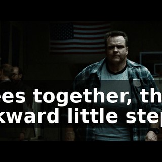 knees together, those awkward little steps.