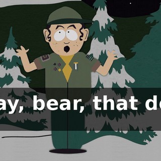 Okay, bear, that does it!
