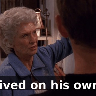 Lived on his own.