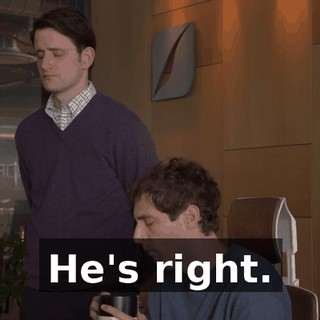 He's right.